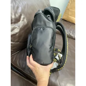 Versace Greca nylon & leather backpack NEW (VS1) thumbnail 9