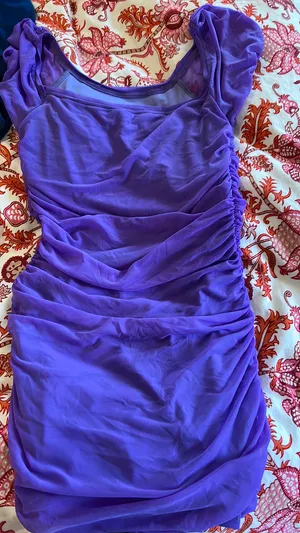 KatieJNYC Dress Purple Size M thumbnail 1