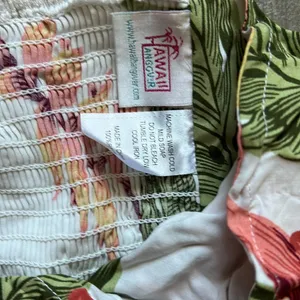Tropical floral Ruffled Tiered Sundress Pink thumbnail 3