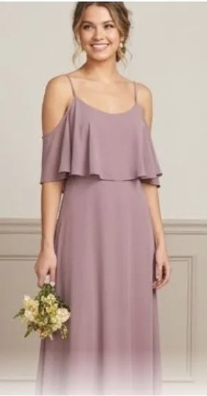 Show Me Your Mumu Strap Off Shoulder Maxi Dress Purple Size XS NEW thumbnail 1