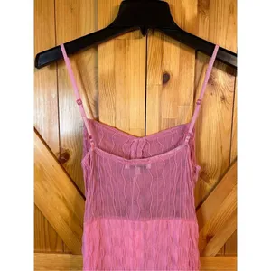 EMORY PARK Kennedy Midi Dress Pink Size Medium nwt (4162) thumbnail 9