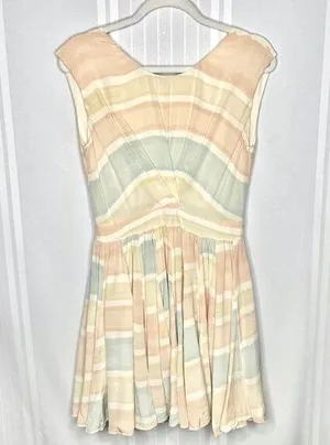 Anthropologie Paper Crown Watercolor Mirage Dress thumbnail 1