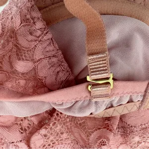 We Are HAH Hook Up Balconette Bra Size‎ DD Band 32-40 Lace Dusty Rose Underwire thumbnail 9
