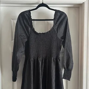 NWT The Hill House Black Wmily Nap Dress - Smocked Bodice thumbnail 12