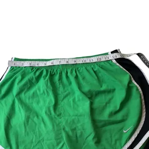 Nike Dri-FIT Tempo Running Shorts Green Black White Womens Large Athletic Gym thumbnail 5