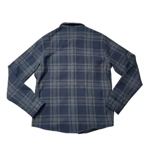 Vuori Canyon Insulated Shirt Jacket Mens Medium Navy‎ Plaid Excellent Shacket thumbnail 5