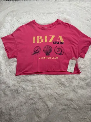 New with Tags Pink Altar’d State Cropped Ibiza Tee thumbnail 2