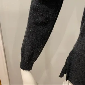 Massimo Dutti Wool and Silk V Neck Long Sleeve Sweater thumbnail 3