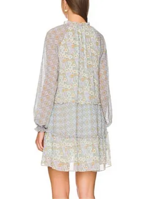 Show Me Your Mumu Birdie Mini Dress in Primrose Print size Small thumbnail 3
