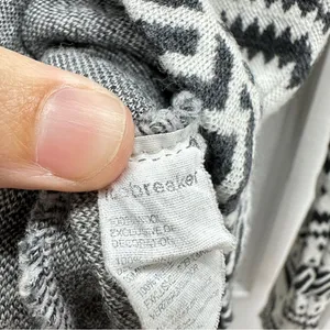 Icebreaker Fair Isle Vertex 100% merino wool 1/4 zip long sleeve shirt womens xl thumbnail 6