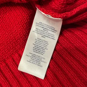 Ralph Lauren Chaps Sweater Women Red Chunky Cable Knit Fisherman Ribbed top M thumbnail 5