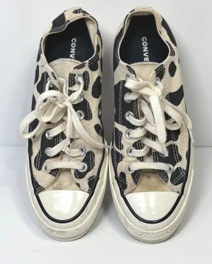 Converse Chuck 70 Low Sneakers W 7 Cow Print Custom Animal Streetwear Platform thumbnail 1