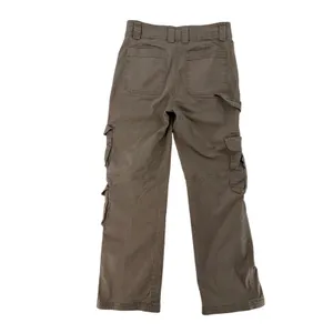 Abercrombie & Fitch High Rise Relaxed Cargo Utility Pants Tan Brown Size 26/2 thumbnail 8