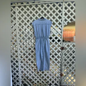 Free people denim midi dress thumbnail 3