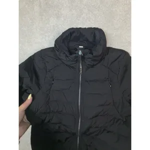 Lululemon Fluffed Up Jacket Women's 6 Black Zip Up Goose Down Reflective Running thumbnail 10