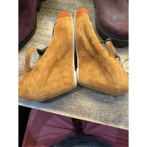 Jeffrey Campbell colorblock suede T-strap wedge shoes Retro Size 6 thumbnail 6
