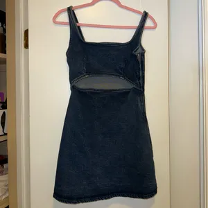 Zara Blue Denim Dress thumbnail 3