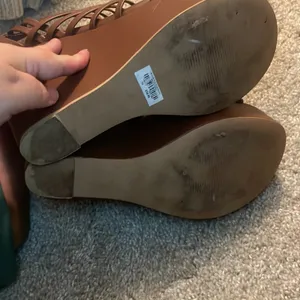 Torrid wedge sandal tall brown size 10w neutral thumbnail 7