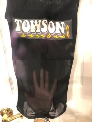 Towson University Tank Black thumbnail 3