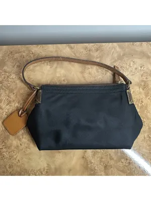 Dooney & Bourke Black Nylon Small Shoulder Bag Duck Logo Y2K Purse thumbnail 5