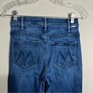 MOTHER The‎ Hustler Ankle In One Trick Pony High Rise Flare Denim Jeans thumbnail 8