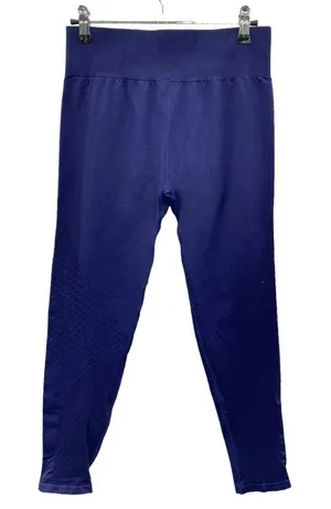 NWT New FABLETICS Women's DELTA‎ 7/8 TIGHT Navy BREATHABLE FABRIC LEGGINGS L thumbnail 1