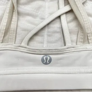 lululemon athletica White Sports Bra with Peloton Spell Out-Size 8 thumbnail 4
