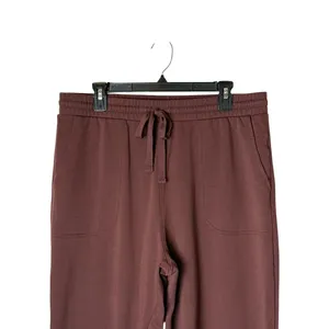 Old Navy Baby Terry Joggers Women Large Brown High Waisted Drawstring Athleisure thumbnail 5