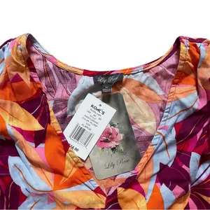 Lila Rose NWT Juniors’ V-Neck Cinched Front Top thumbnail 6