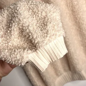 Porridge Sherpa Balloon Sleeve Crewneck Sweater Sweatshirt thumbnail 6