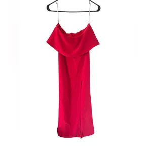 Lovers + Friends NEW Anzen Gown in Deep Red thumbnail 4