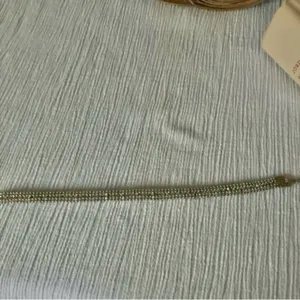 Tennis Bracelet Vintage “Renata” Rhinestone Silver Tone Tennis Prep Chic Elegant thumbnail 6