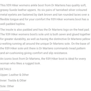 Dr. Martens 939 Greasy Suede Hiker Boots thumbnail 12
