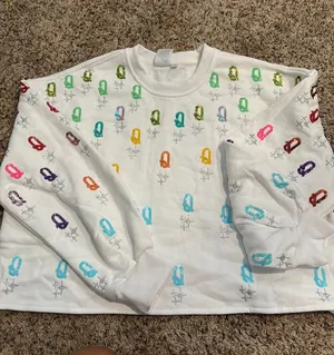 queen of sparklers sweatshirt! White Size XS thumbnail 1