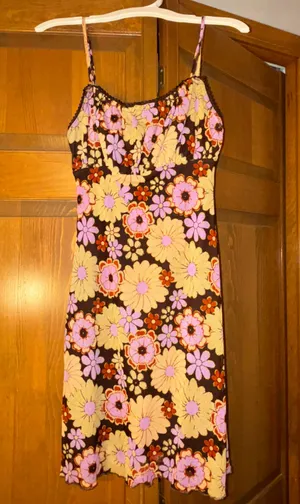 Princess Polly Purple And Brown Mini Dress thumbnail 2
