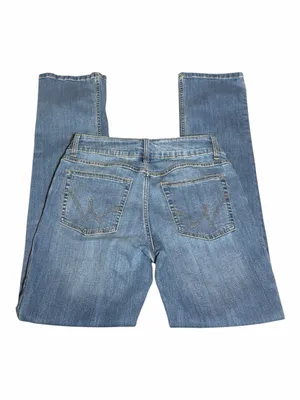 Wrangler Women's Straight Leg Jeans in Light Blue Denim thumbnail 4