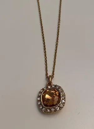 Rhinestone gem pendant thumbnail 2