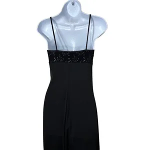 I.N. San Francisco Womens Size S Black‎ Vintage Maxi Gown thumbnail 7