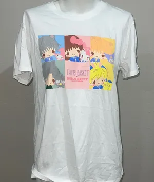Hello Kitty and friends white shirt sleeve t-shirt thumbnail 1