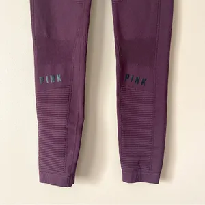 PINK VS | Burgundy High Waisted Leggings Sz S thumbnail 4