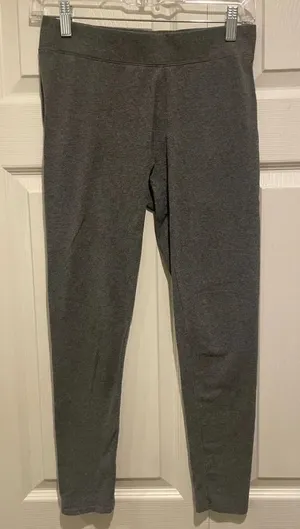 Aerie Chill Play‎ Move Gray Cotton Leggings thumbnail 1