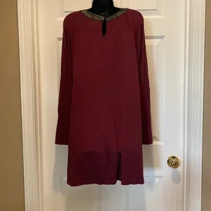 Maroon tunic belle by‎ Kim gravel size xl thumbnail 6