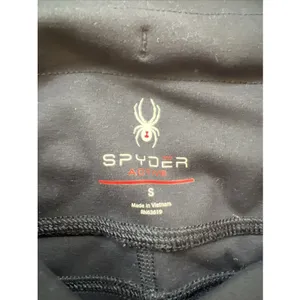Spyder Active Women's Small Black‎ High Rise Drawstring Pocket Leggings thumbnail 7
