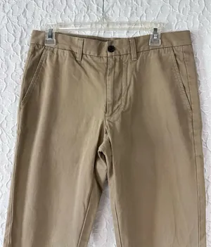 Lands End Pants Men Chino Brown Traditional Fit Outdoor Career Uniform Casual thumbnail 5