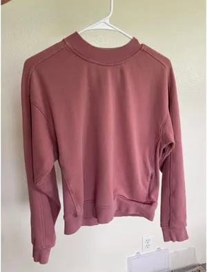 Pink Lululemon Chill On Pullover (Size 4) thumbnail 3