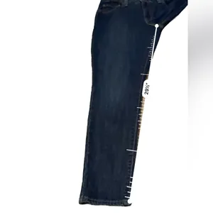 Levi's 721 High‎ Rise Skinny Jeans Dark Wash Sz 32 Plus thumbnail 12