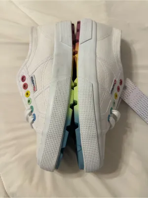 Superga Tank Multi Color Canvas Sneakers with Rainbow Eyelets - NWT - Size 8 thumbnail 8