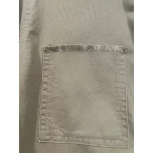 Aerie Olive Green Utility Drawstring Romper Small thumbnail 7