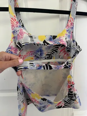 New With Tag Free People Movement Printed Crop Tank Size M! thumbnail 7
