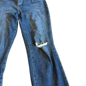 Oliver Logan Crosby Relaxed Taper Jeans Dark Wash Distressed Slow Denim Size 31 thumbnail 3